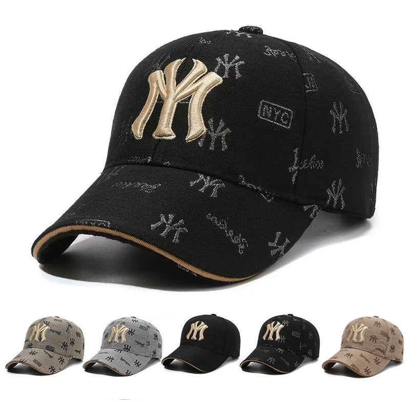 Czapka z daszkiem NY - Haftowane nowe czapki Trucker męskie, tatuśki damskie, taktyczne, MY York NYC, rondo, czapki baseballowe, Snapback, NY Sun, letnie, hip-hopowe, era, daszek