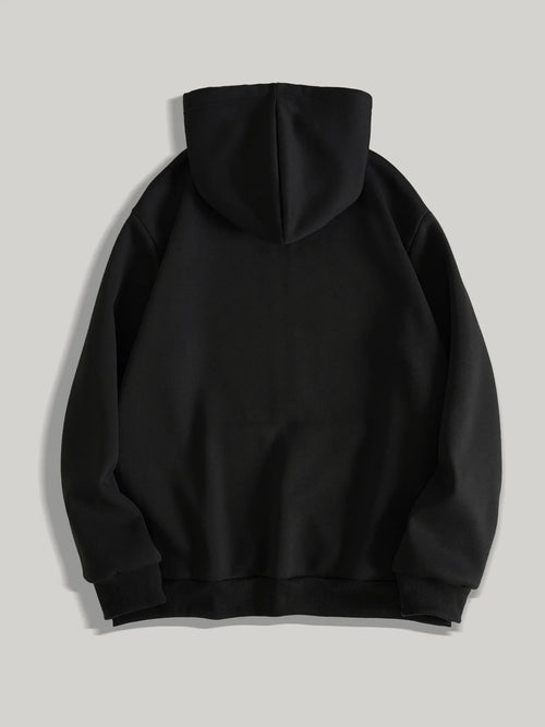 Bluza z kapturem -  w stylu gotyckim z ciemnym nadrukiem, zapinana na zamek, modna, uliczna, codzienna, modna, uniseksowa, prezent na święta