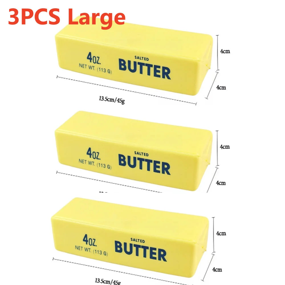 Gniotek BUTTER - 5/1 szt. Miękki, elastyczny patyczek maślany Fidget Toy, serowa gra antystresowa, dekompresyjna, zabawka do ściskania, łagodząca lęk