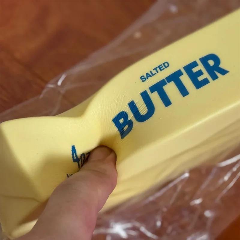 Gniotek BUTTER - 5/1 szt. Miękki, elastyczny patyczek maślany Fidget Toy, serowa gra antystresowa, dekompresyjna, zabawka do ściskania, łagodząca lęk